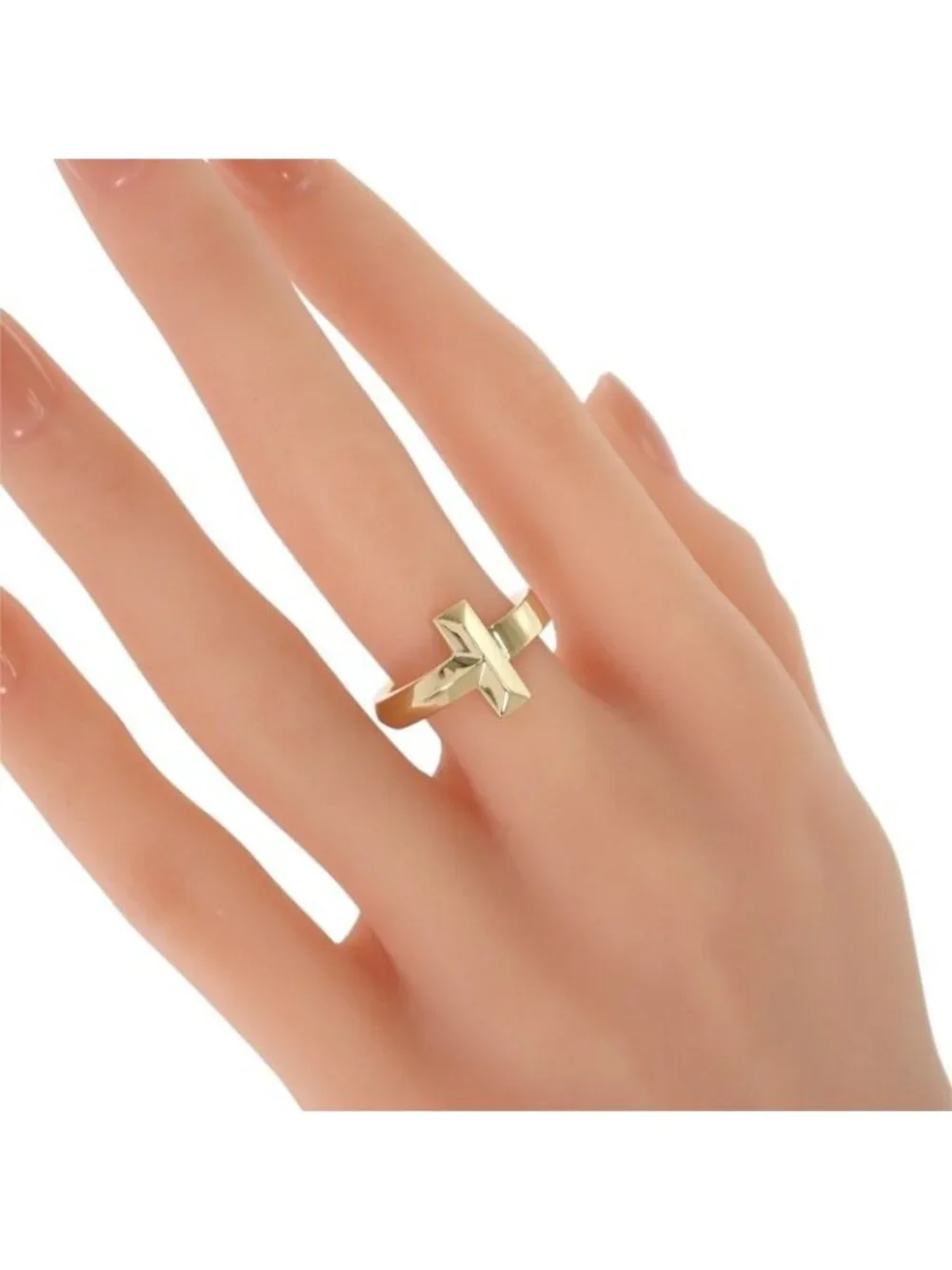 Tiffany & Co T One Wide Actual Ring 18k Yellow Gold